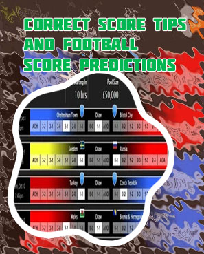 Free correct score prediction