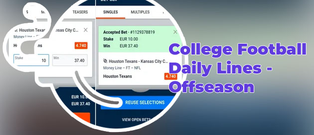 Money line ncaaf